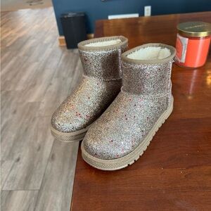 Sparkly Glitter Ankle Boots